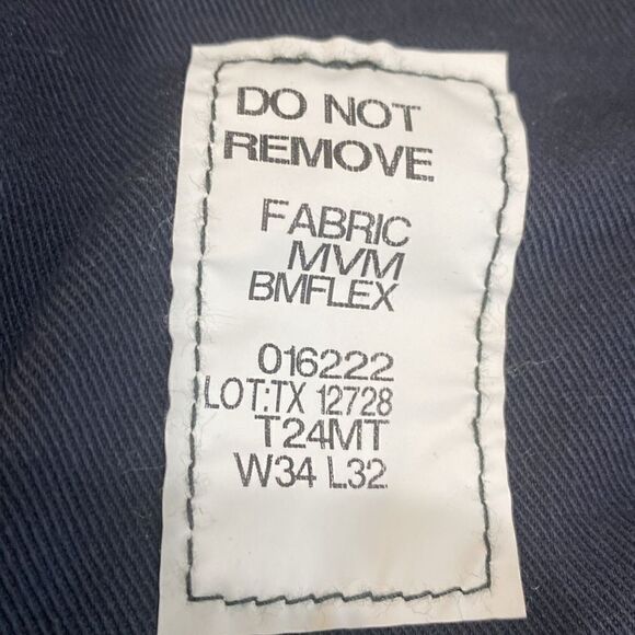 Men's Tyndale Jeans Lined FRC CAT 2 NFPA 2112 34W 32L Black USA Like New - Picture 6 of 8